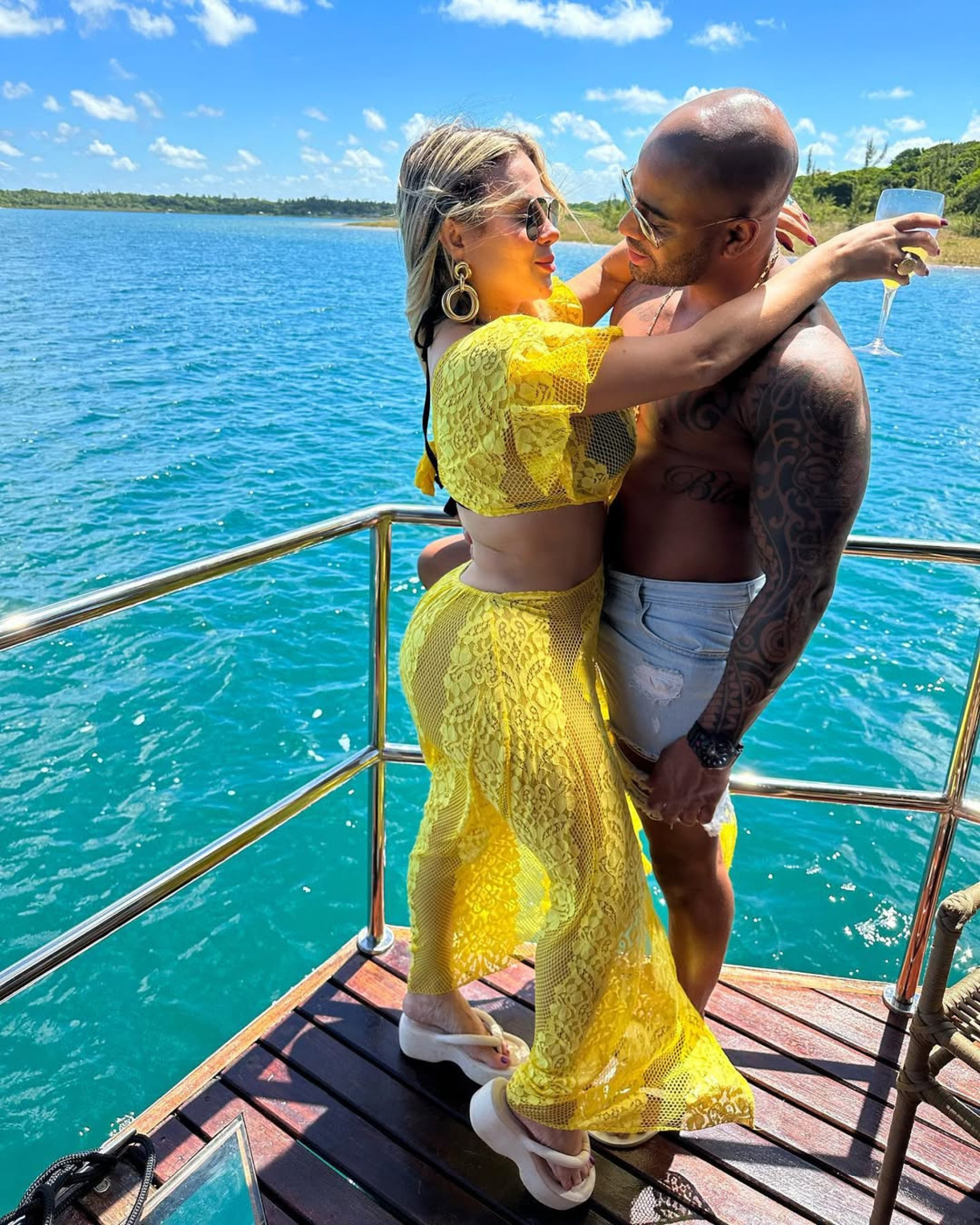 Kally Fonseca e Cezar Black  - Reprodução/Instagram