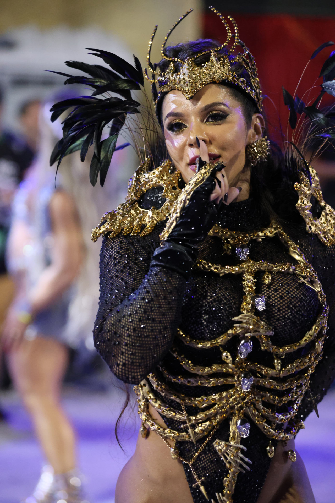 Monique Rizzeto no Mini desfile da Vila Isabel - Fotos: Daniel Pinheiro