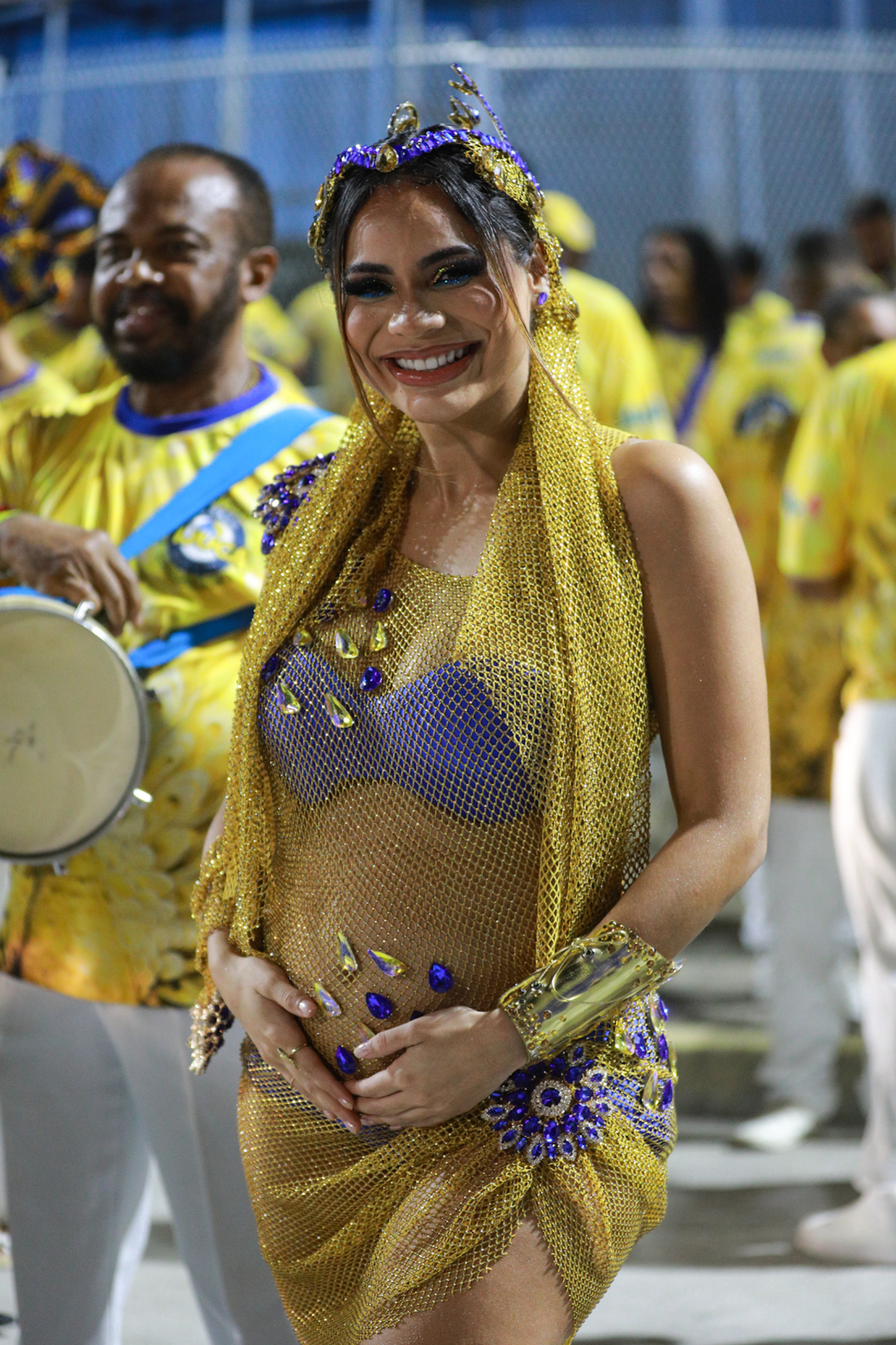 Lexa no segundo dia de minidesfiles em comemora&ccedil;&atilde;o do Dia Nacional do Samba - Victor Chapetta / Agnews