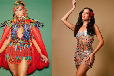 Famosas surgem deslumbrantes em evento na Cidade do Samba