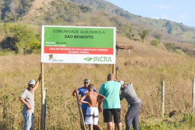Quilombo fidelense beneficiado através pacote de decretos assinado por Lula