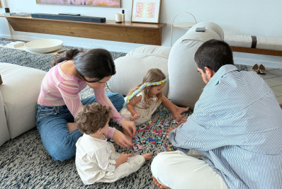 Filhos caçulas de Claudia Raia e Edson Celulari se encontram pela primeira vez