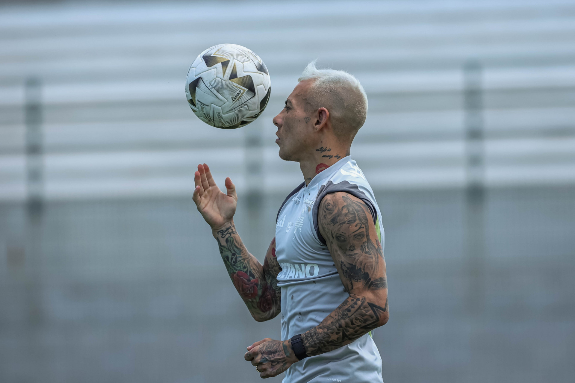 Eduardo Vargas em treino do Atlético-MG - Pedro Souza / Atletico