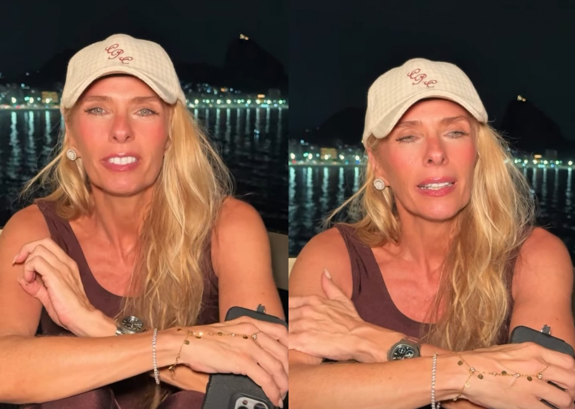 Apresentadora namorava o piloto brasileiro na época de sua morte  - Reprodução/Instagram