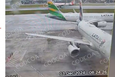 Aviões da Latam colidem no aeroporto de Congonhas