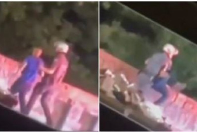 'Ou você pula ou jogo você': homem arremessado de ponte por PM presta depoimento