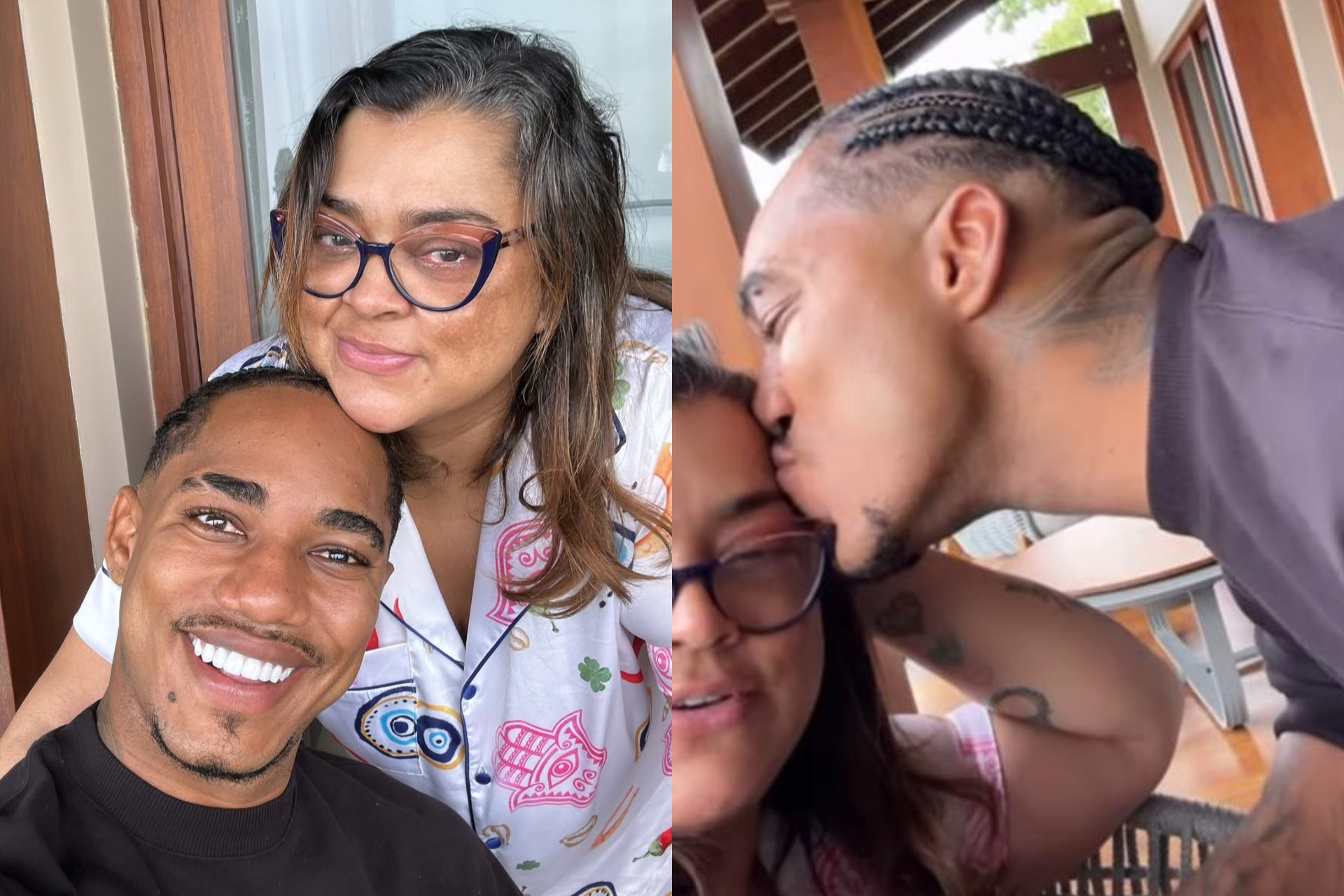 Preta Gil ganha beijo ao receber visita do affair, O Kanalha  - Reprodução / Instagram 