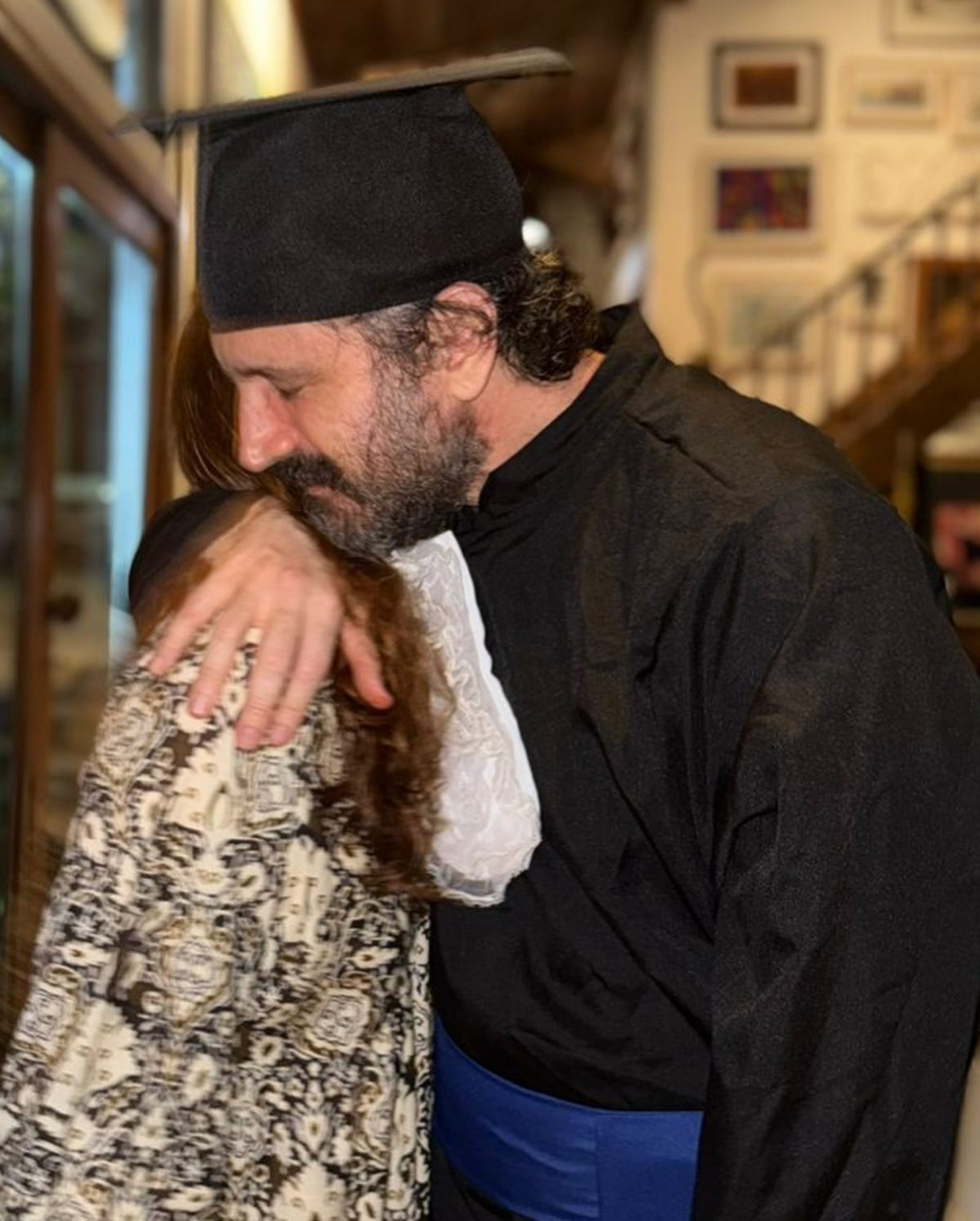 Caco Ciocler na colação de grau - Reprodução/Instagram