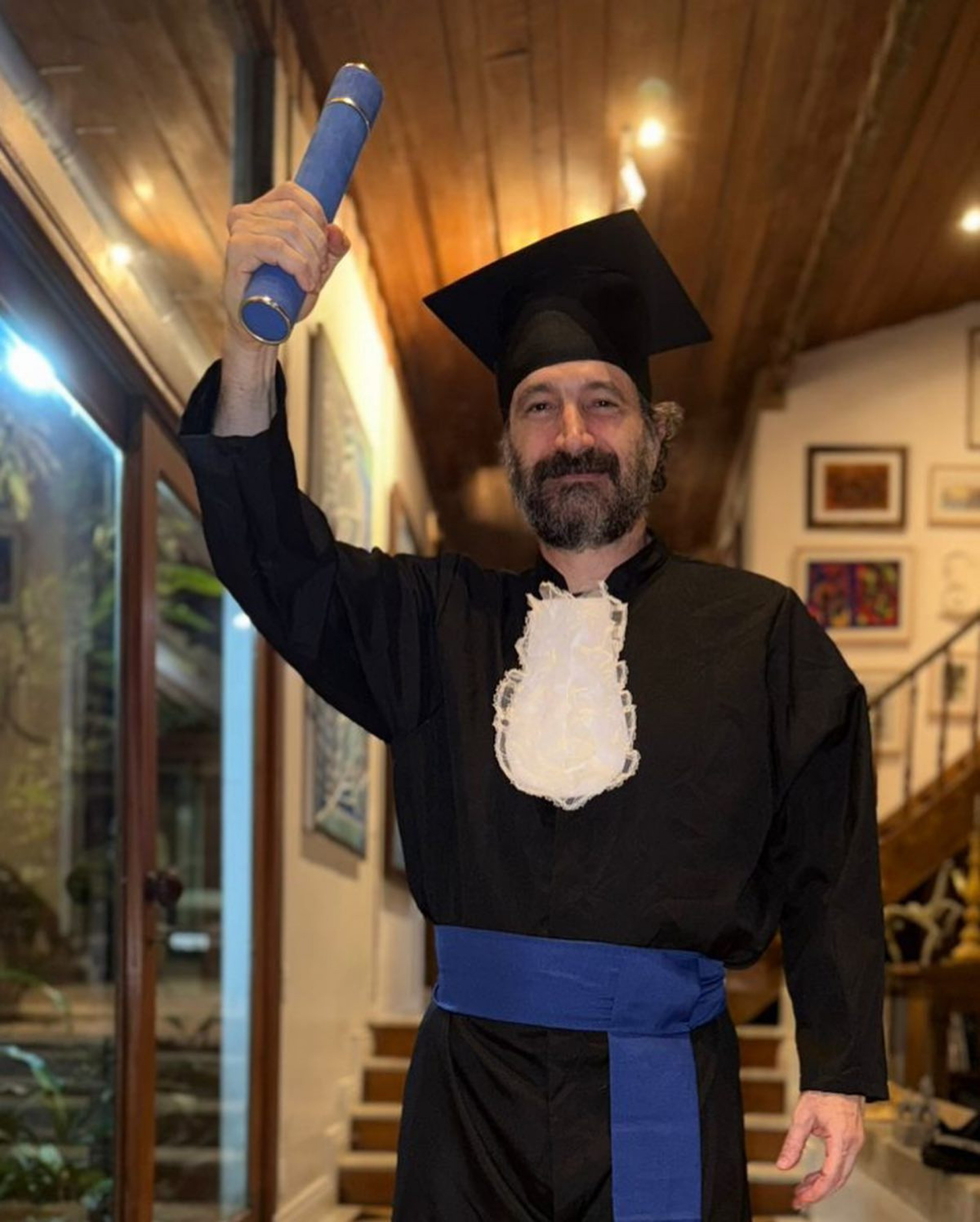 Caco Ciocler se forma em Biologia - Reprodução/Instagram