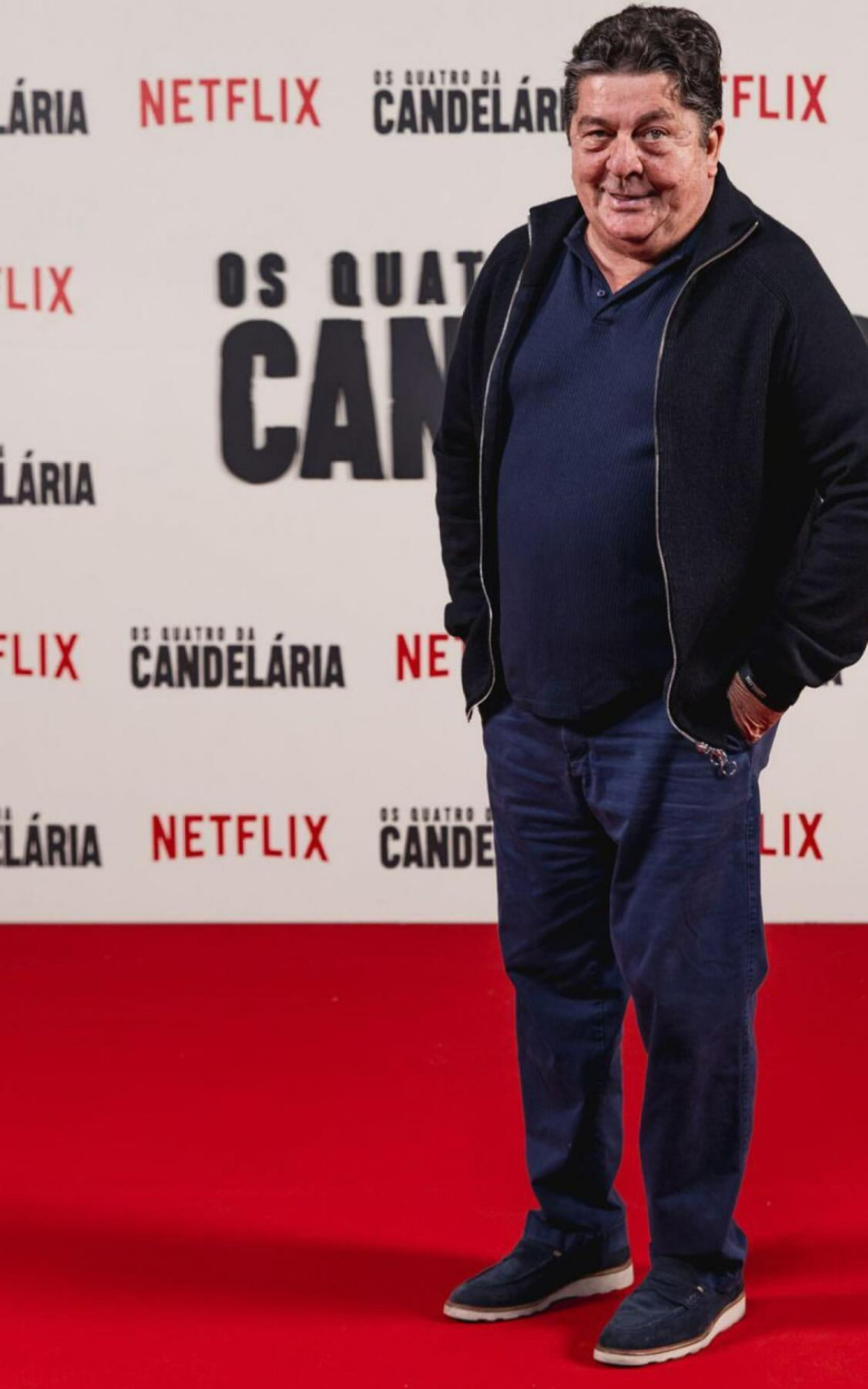 Stepan Nercessian no lançamento da série 'Os Quatro da Candelária' - Reprodução/Instagram