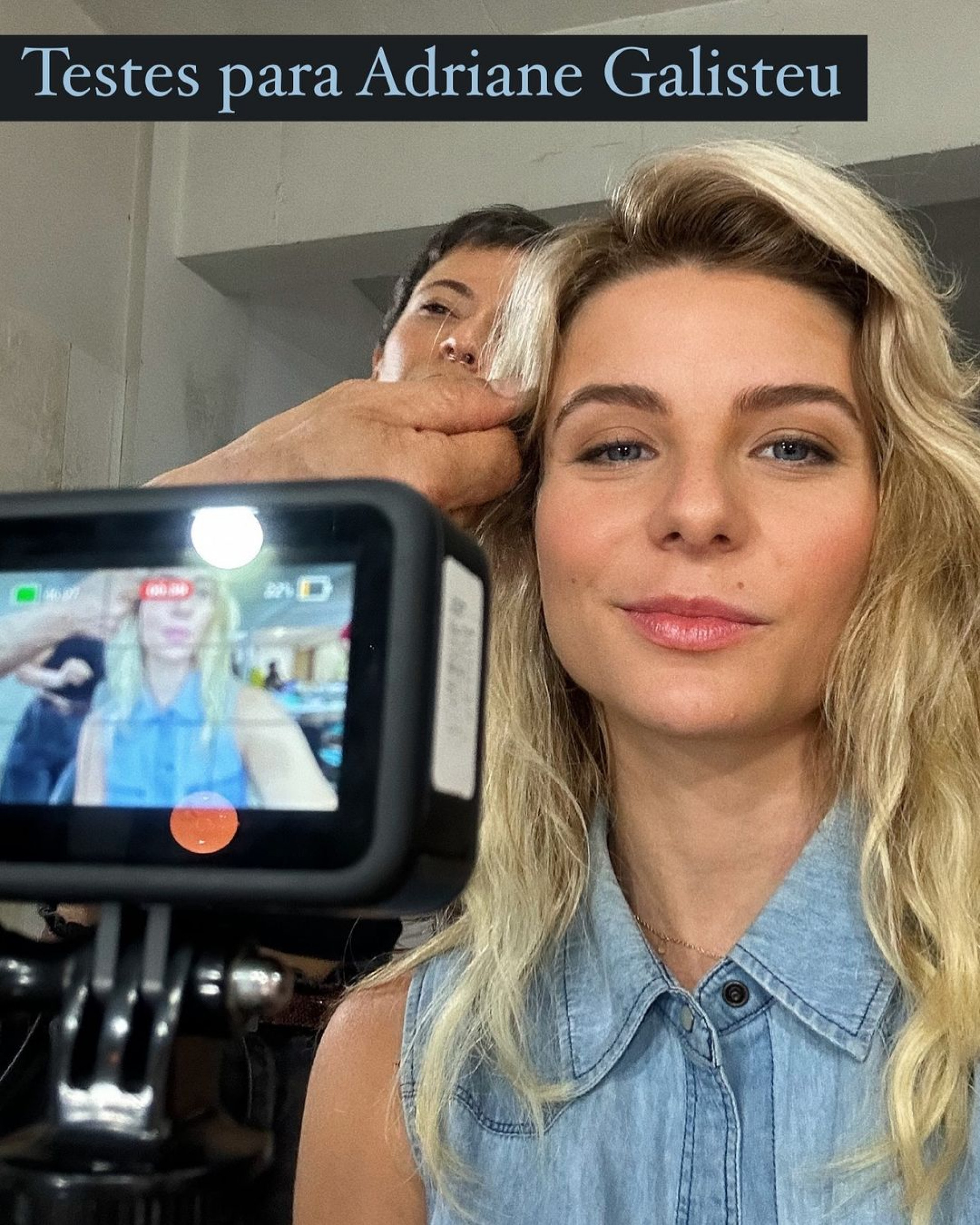 Atriz detalha preparação para viver Adriane Galisteu na série 'Senna' - Reprodução / Instagram 