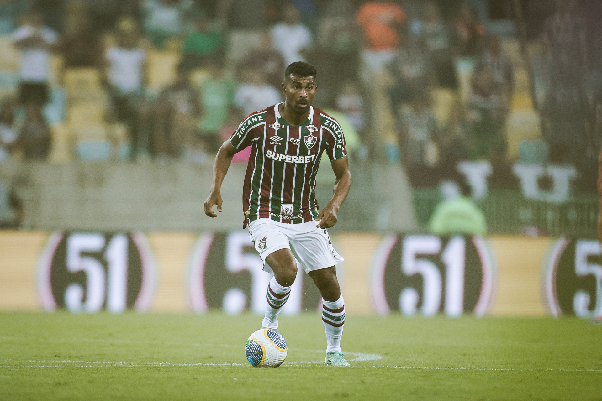 Thiago Santos, do Fluminense, no jogo diante do Cuiab&aacute; - Marcelo Gon&ccedil;alves/Fluminense FC
