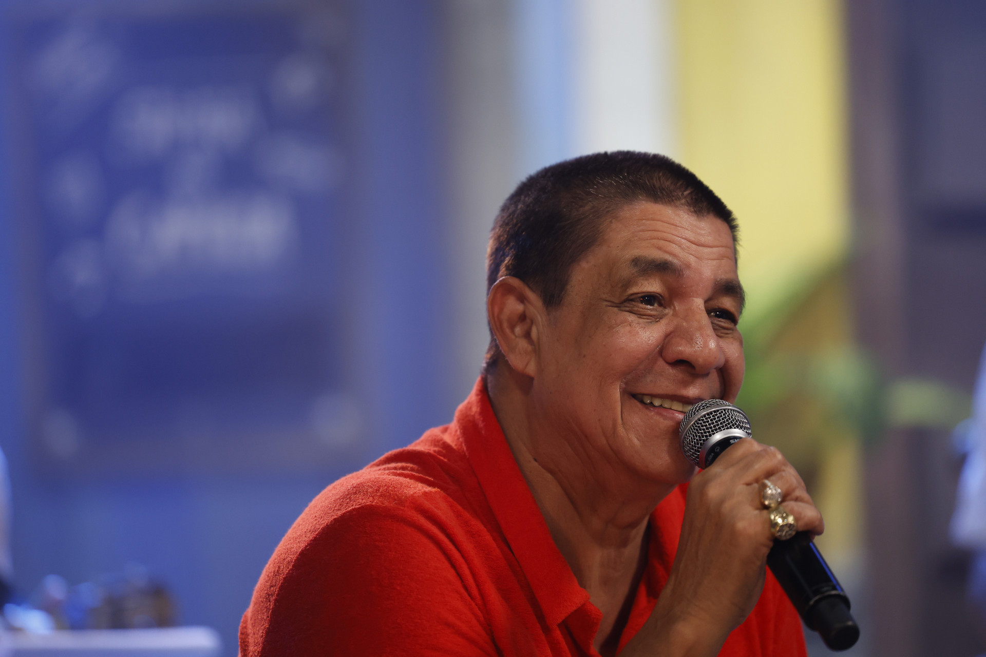 Grava&ccedil;&atilde;o do programa 'Samba na Gamboa', da TV Brasil, com Zeca Pagodinho - Fernando Fraz&atilde;o/Ag&ecirc;ncia Brasil