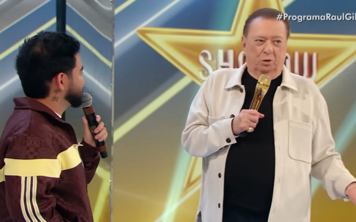 Yudi Tamashiro e Raul Gil - Reprodução/SBT