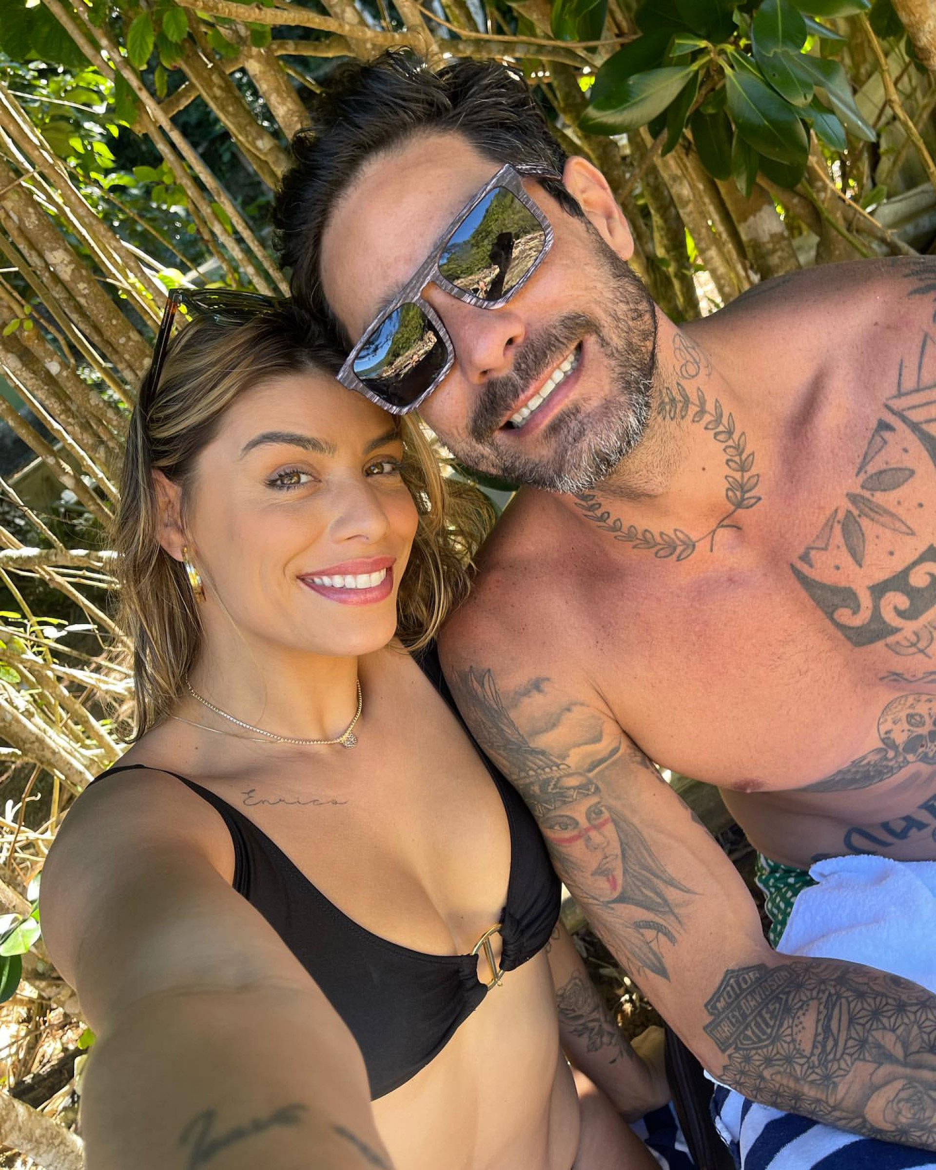Os ex-BBBs Franciele e Diego Grossi - Reprodução/Instagram