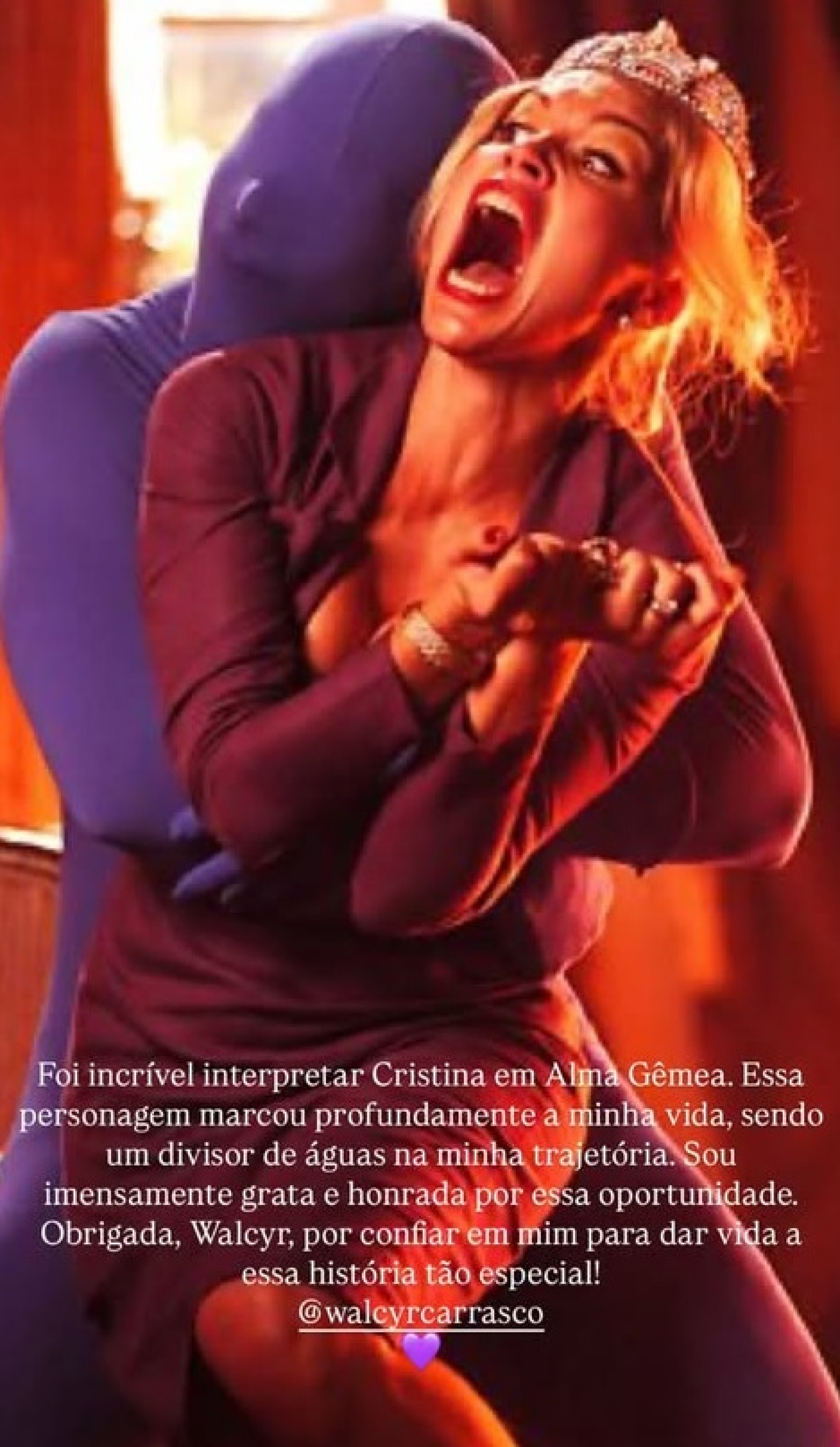 Flávia Alessandra falou sobre oportunidade de atuar na trama de Walcyr Carrasco - Reprodução/Instagram