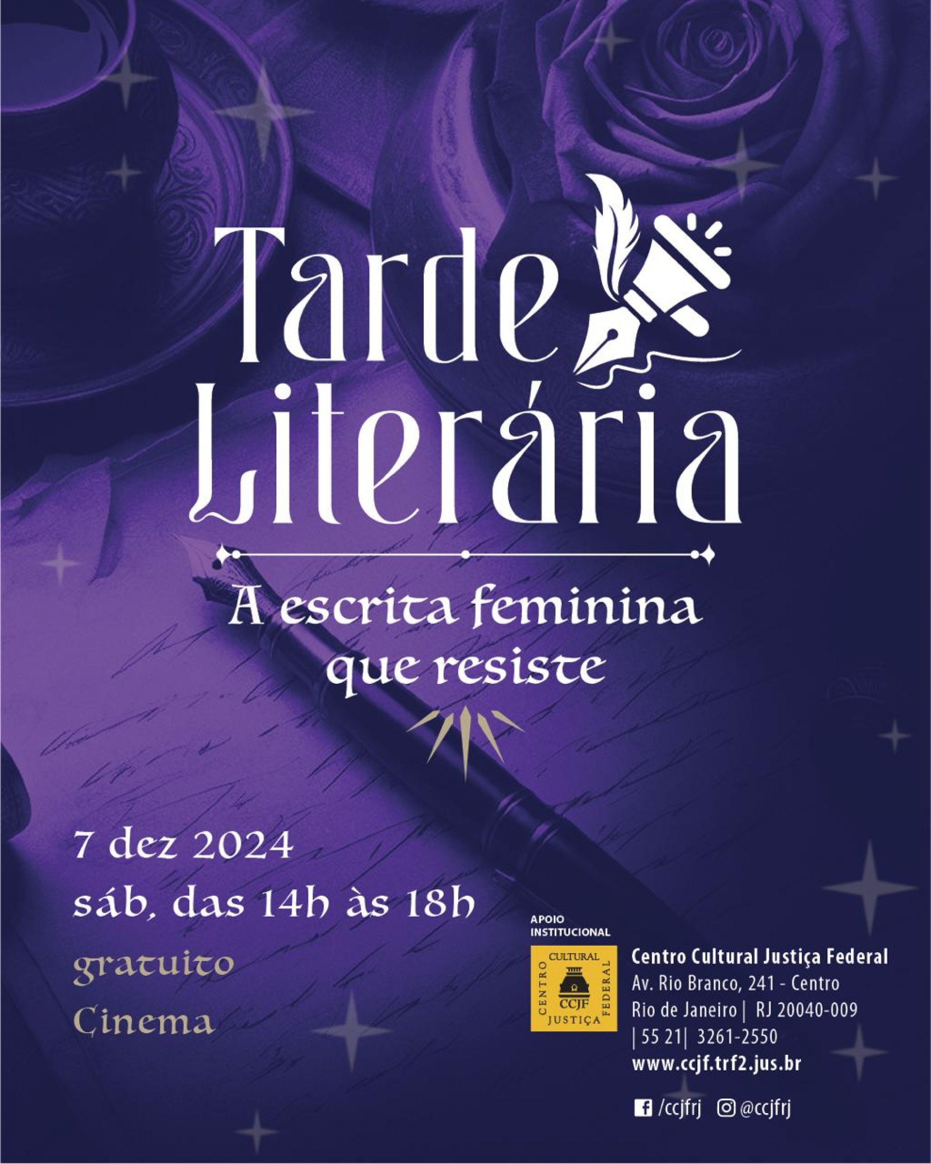 Evento ocorre neste domingo (7) das 14h às 18h - Divulgação