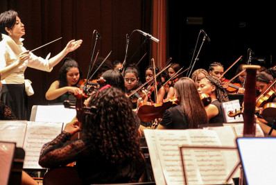 Celebração de Natal com música clássica no Colubandê