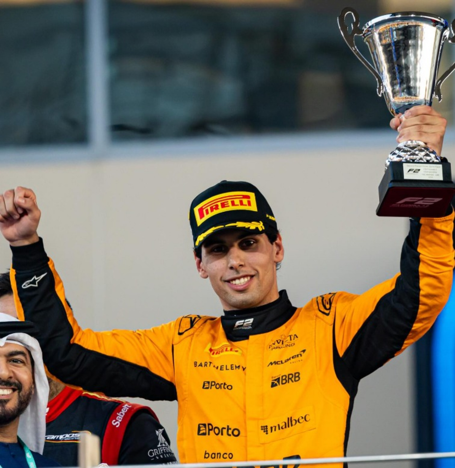 Gabriel Bortoleto abriu 5,5 pontos de vantagem na liderança da Fórmula 2