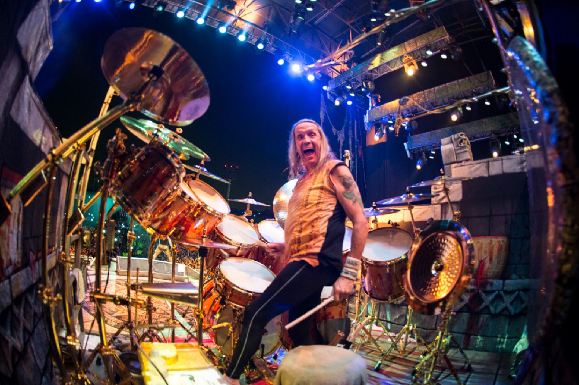 Nicko McBrain, baterista do Iron Maiden, anuncia saída da banda depois de 42 anos - Divulgação