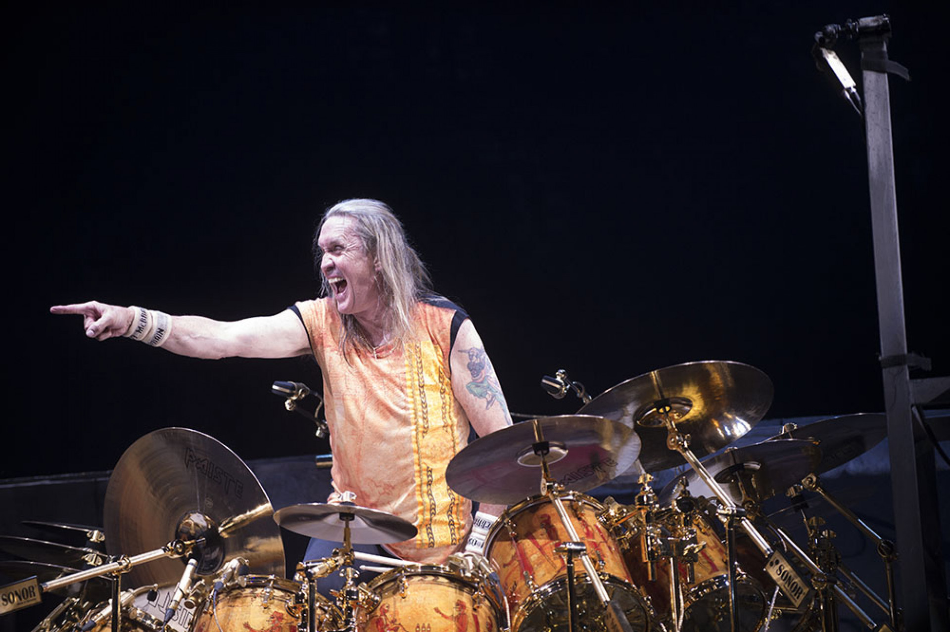 Nicko McBrain, baterista do Iron Maiden, anuncia saída da banda depois de 42 anos - Divulgação