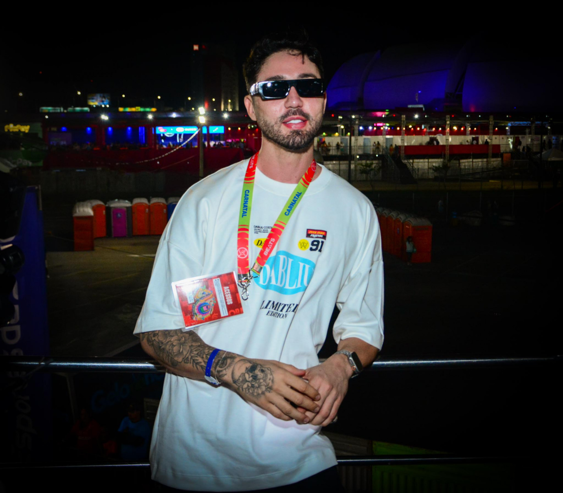 Rico Melquiades marcou presença no primeiro dia de Carnatal  - Webert Belicio / AgNews