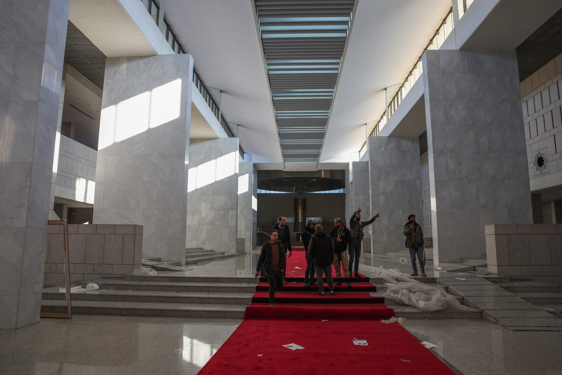 Palácio residencial do presidente deposto da Síria - AFP