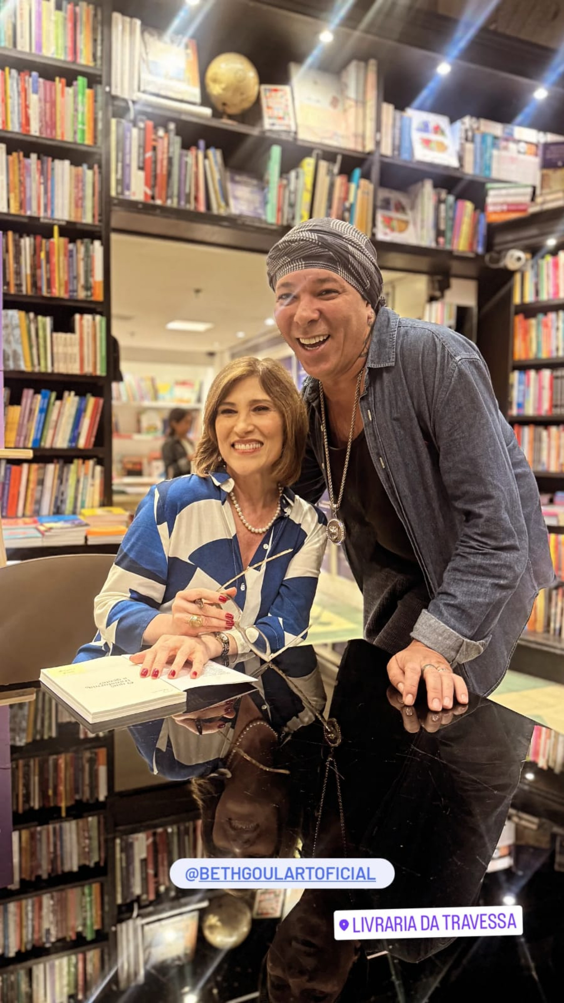 Beth Goulart e David Santiago - Foto: Divulgação