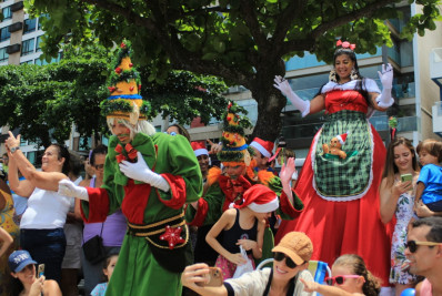 Evento no Clube Central reforçou a magia do Natal