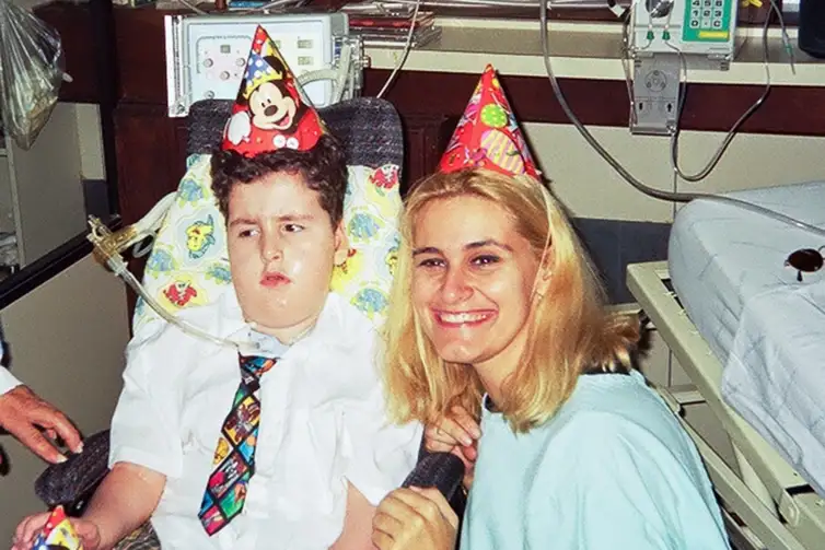 Adriane e o filho, Fernando - Arquivo pessoal