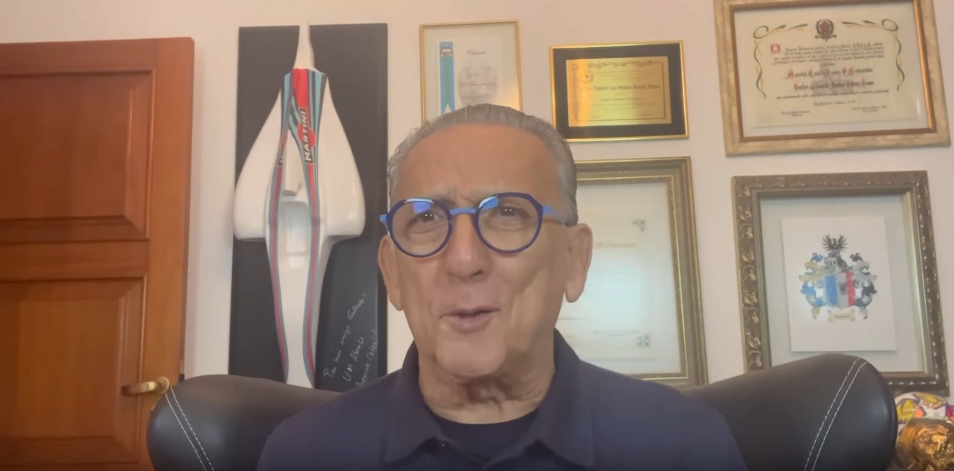 Galvão Bueno rasgou elogios à campanha do Botafogo no Brasileirão - Reprodução / Instagram