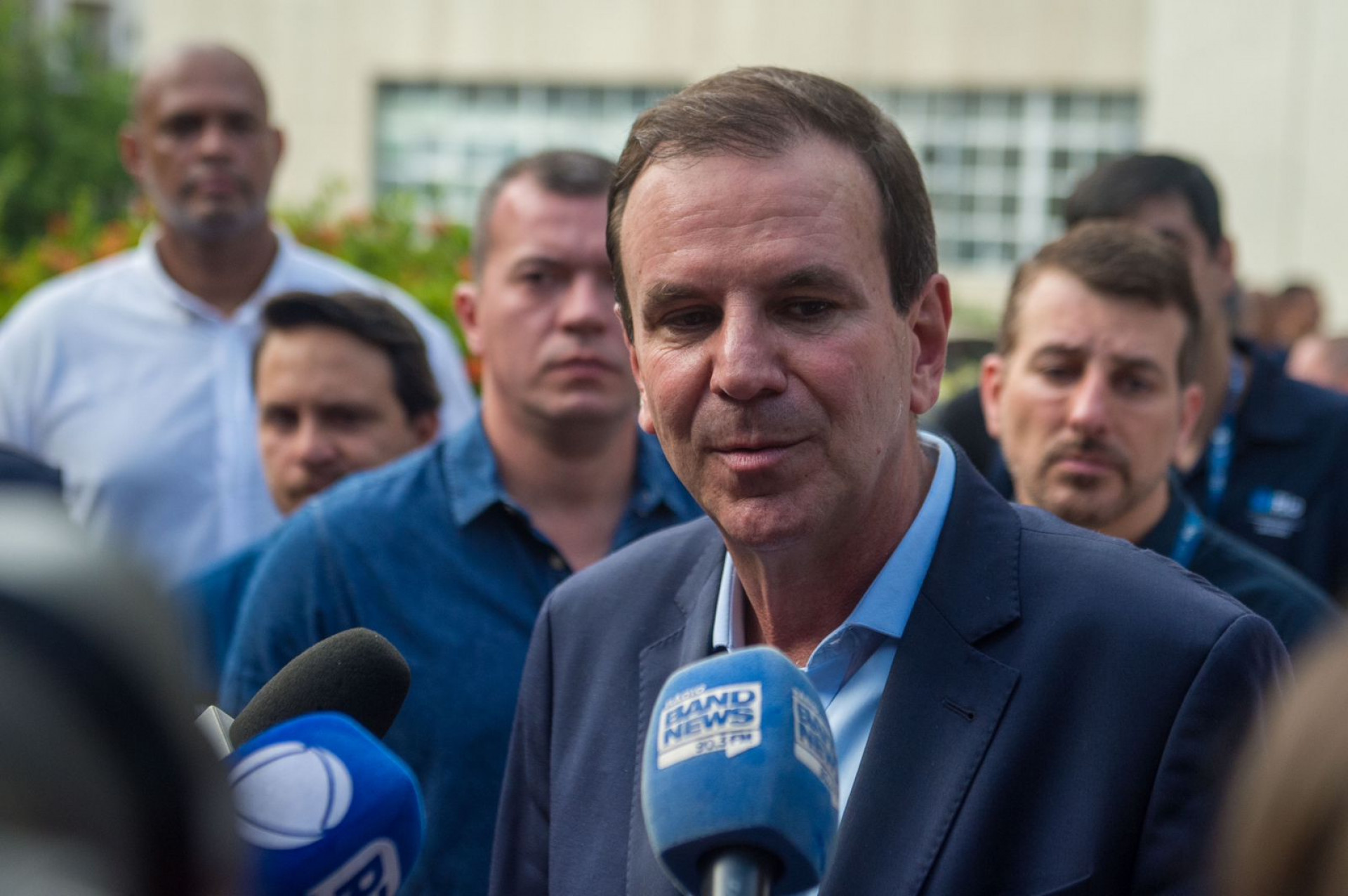 Prefeito Eduardo Paes esteve no Hospital do Andaraí nesta segunda (9) - Armando Paiva/Agência O Dia