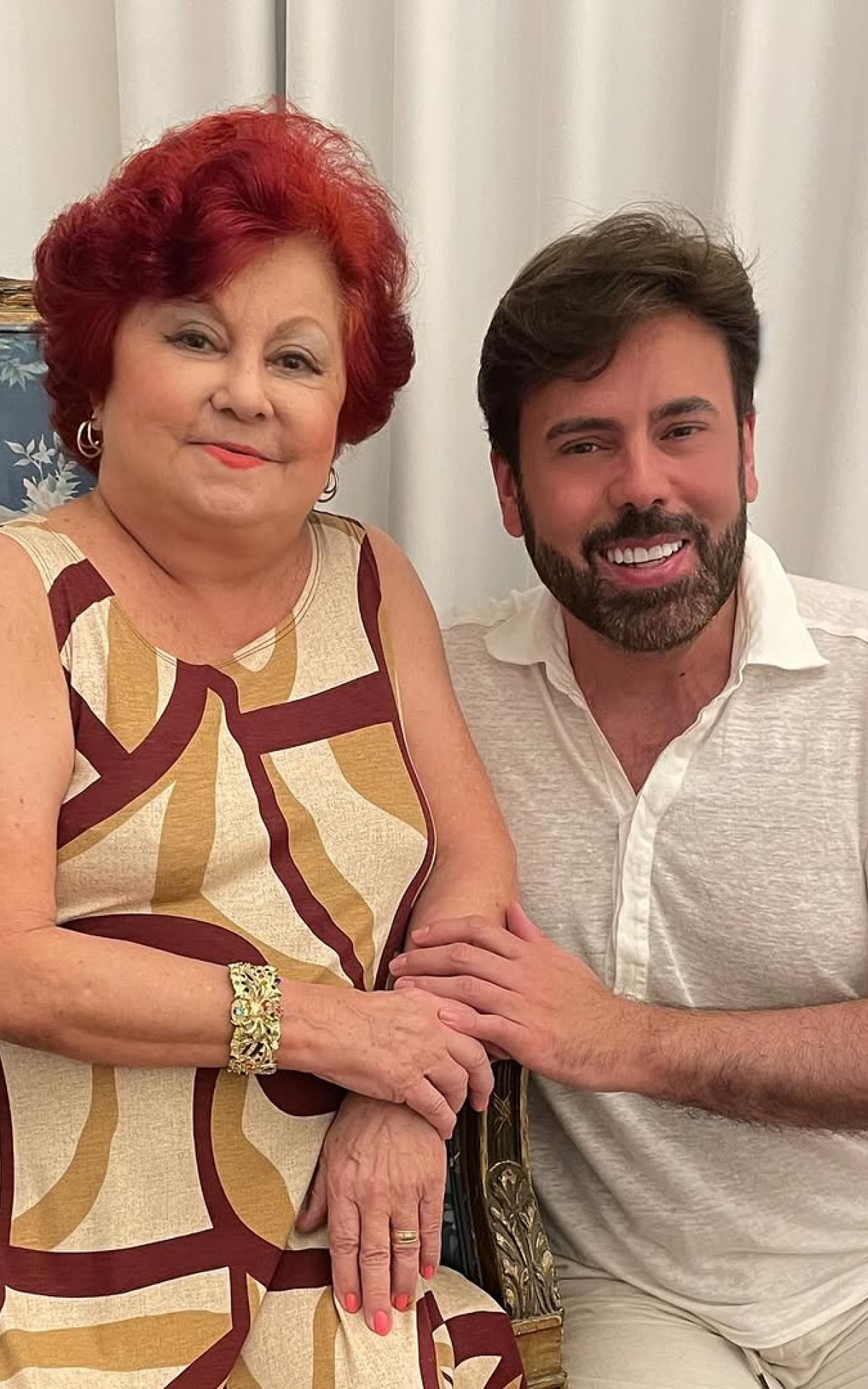 Luciene Franco e o cantor Márcio Gomes - Reprodução/Instagram