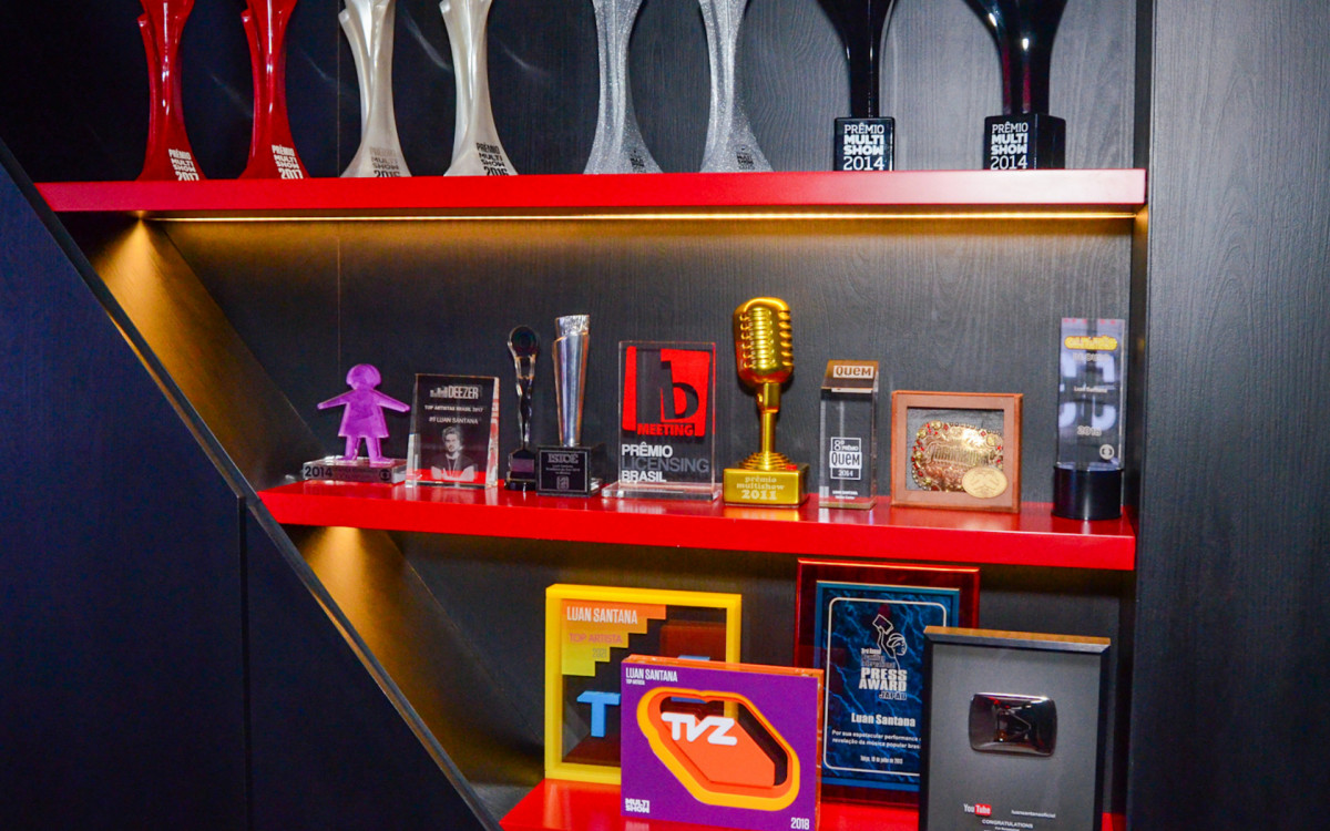 Prêmios recebidos pelo artista ao longo da carreira 