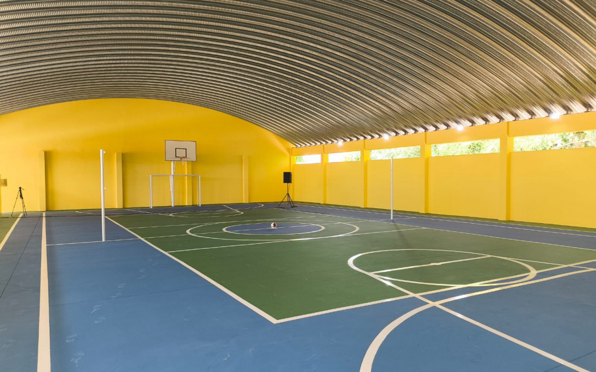Inauguração Ginásio Poliesportivo da Escola Municipal Ecológica Maestro Kiko