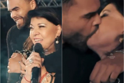 É namoro ou amizade? Roberta Miranda é flagrada com segurança em bar