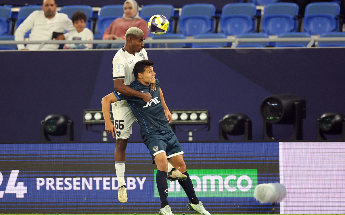 Cuiabano.  Botafogo x Pachuca MEX pela Intercontinental Cup Qatar 2024 no Estadio Stadium 974. 11 de Dezembro de 2024, Doha, Catar. Foto: Vitor Silva/Botafogo. 
Imagem protegida pela Lei do Direito Autoral Nº 9.610, DE 19 DE FEVEREIRO DE 1998. Sendo proibido qualquer uso comercial, remunerado e manipulacao/alteracao da obra.
