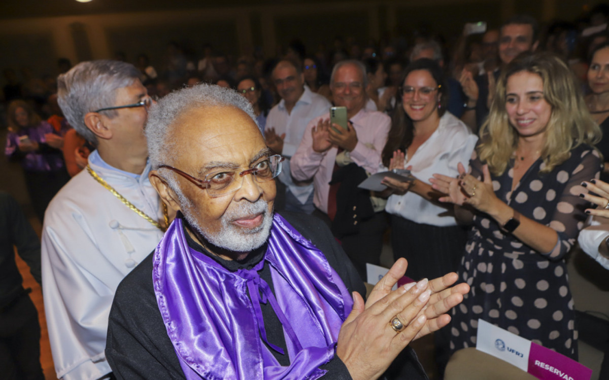 Gilberto Gil recebe o t&iacute;tulo de doutor honoris causa concedido pela UFRJ - Eny Miranda/Divulga&ccedil;&atilde;o