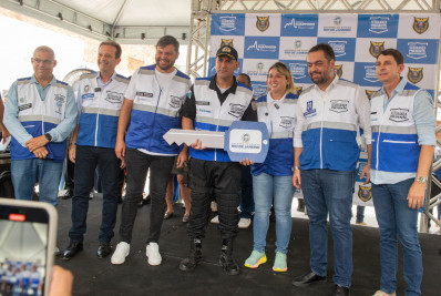 Deputado Júlio Rocha, Prefeita Marina e Governador Cláudio Castro inauguram Segurança Presente em Guapimirim