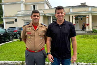 Guilherme Moraes é anunciado por Hingo Hammes como novo secretário de Proteção e Defesa Civil de Petrópolis