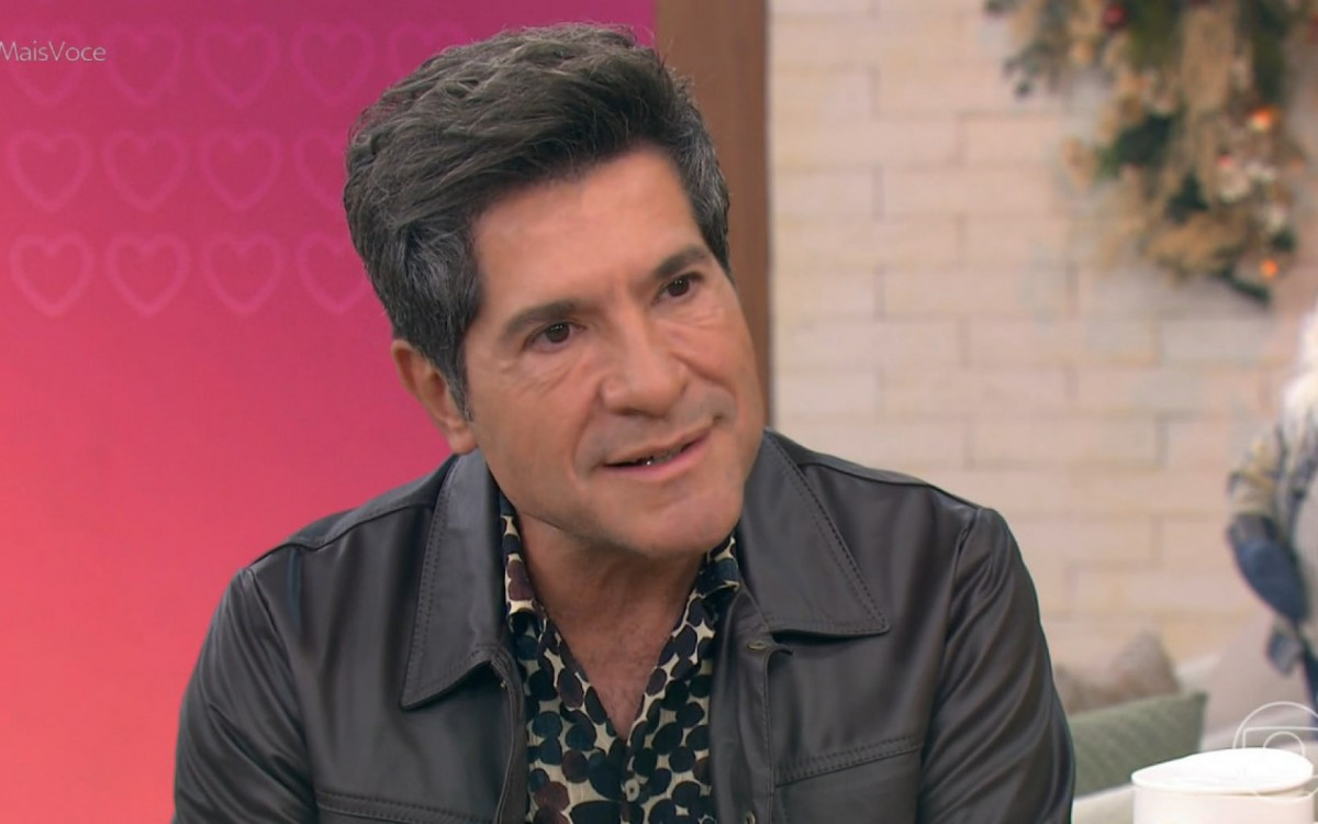 O cantor Daniel se emociona no 'Mais Você' - Reprodução/Globo