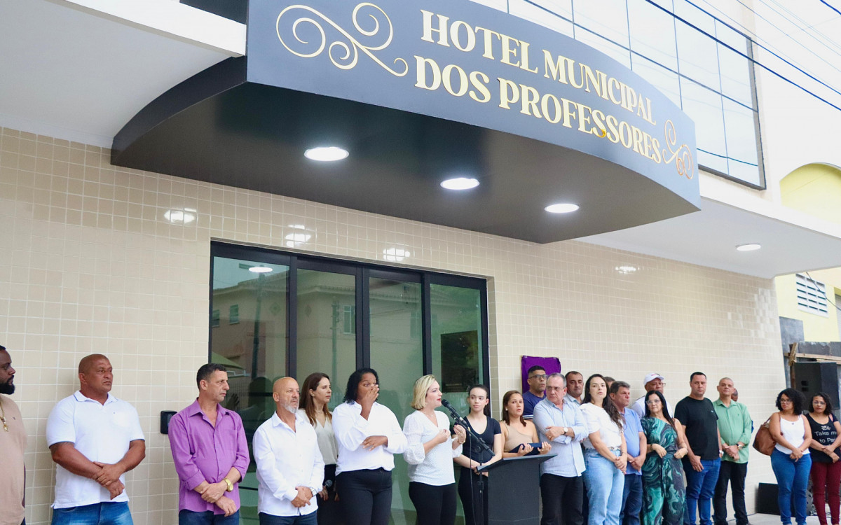 Inauguração - Hotel Municipal dos Professores
