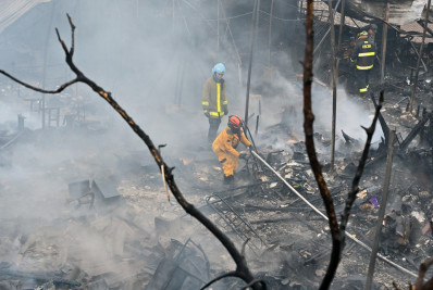 Incêndio destrói 100 negócios em mercado na capital de Honduras
