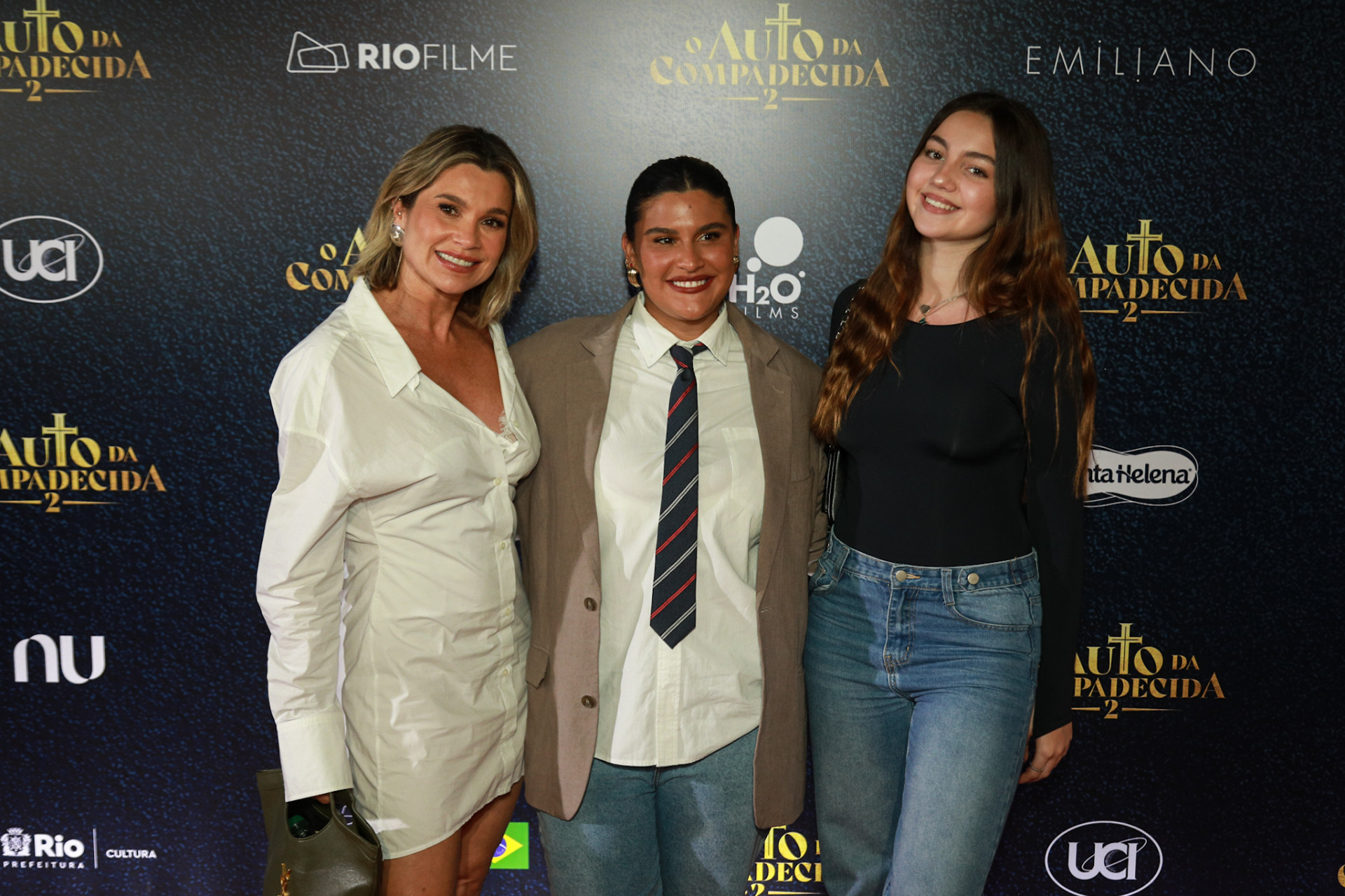 Flávia Alessandra e as filhas, Giulia e Olivia - Victor Chapetta / Agnews