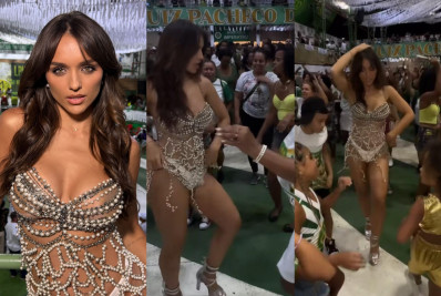 Musa da Imperatriz, Rafa Kalimann samba muito em ensaio da escola 