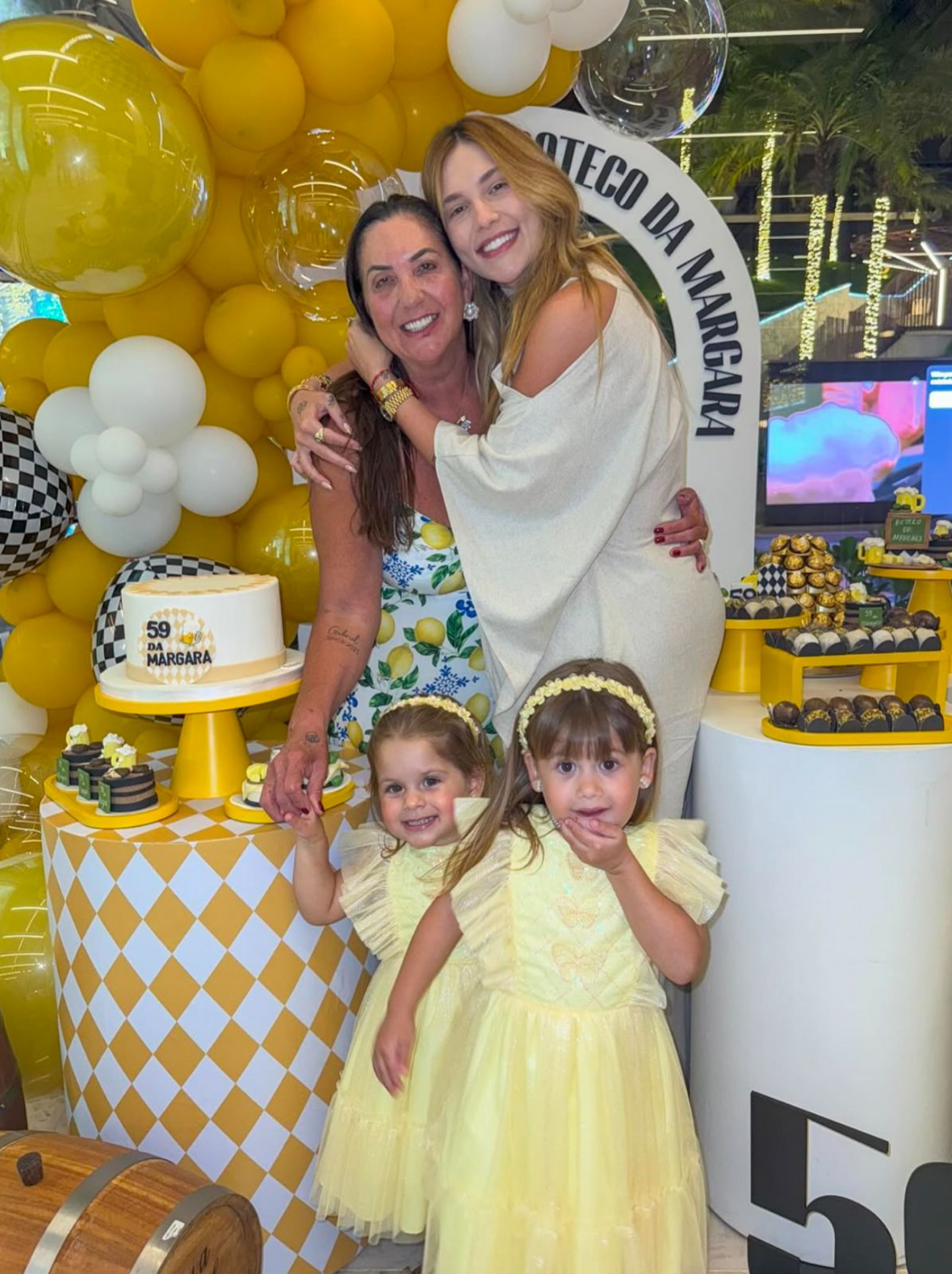 Virginia, Margareth, Maria Alice e Maria Flor - Reprodução Instagram