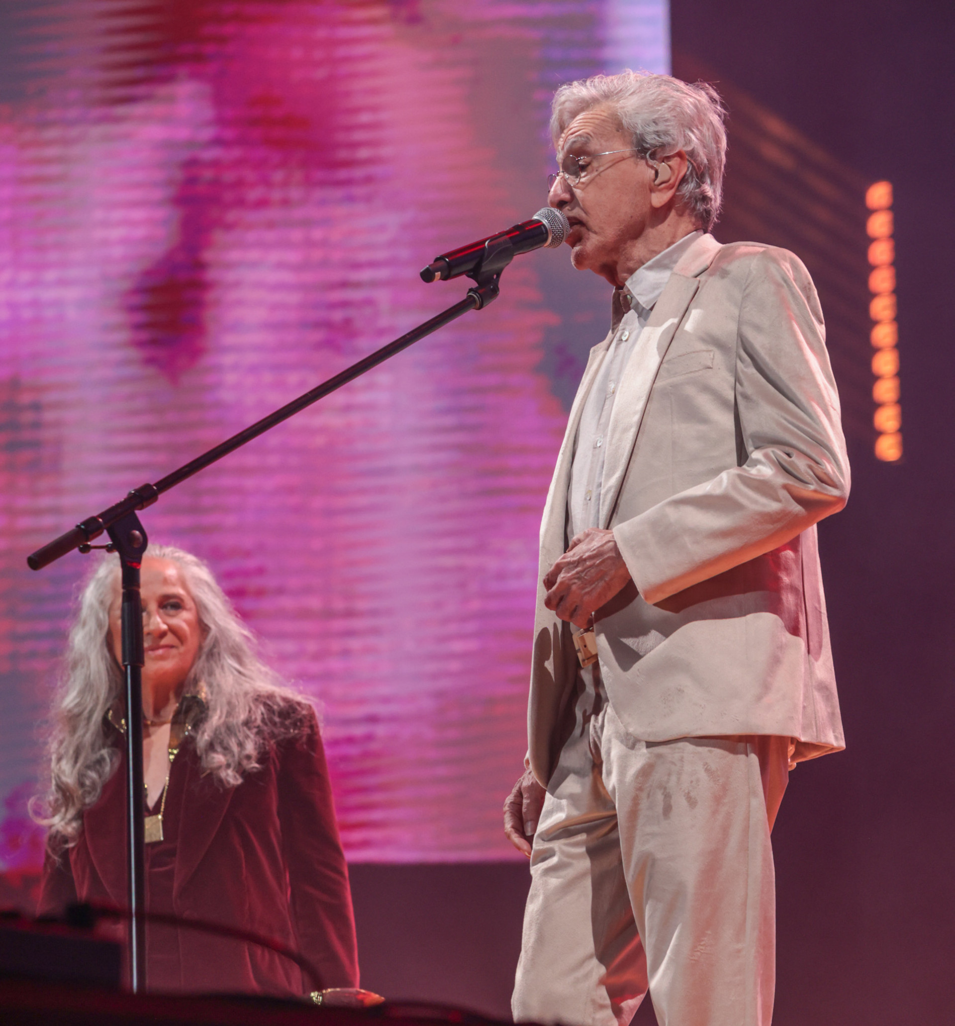 Caetano Veloso e Maria Bethânia fazem show em São Paulo - Tomzé Fonseca/ Agnews