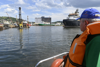 Canal de de São Lourenço: dragas operam na retirada de resíduos para abrir caminho às grandes embarcações