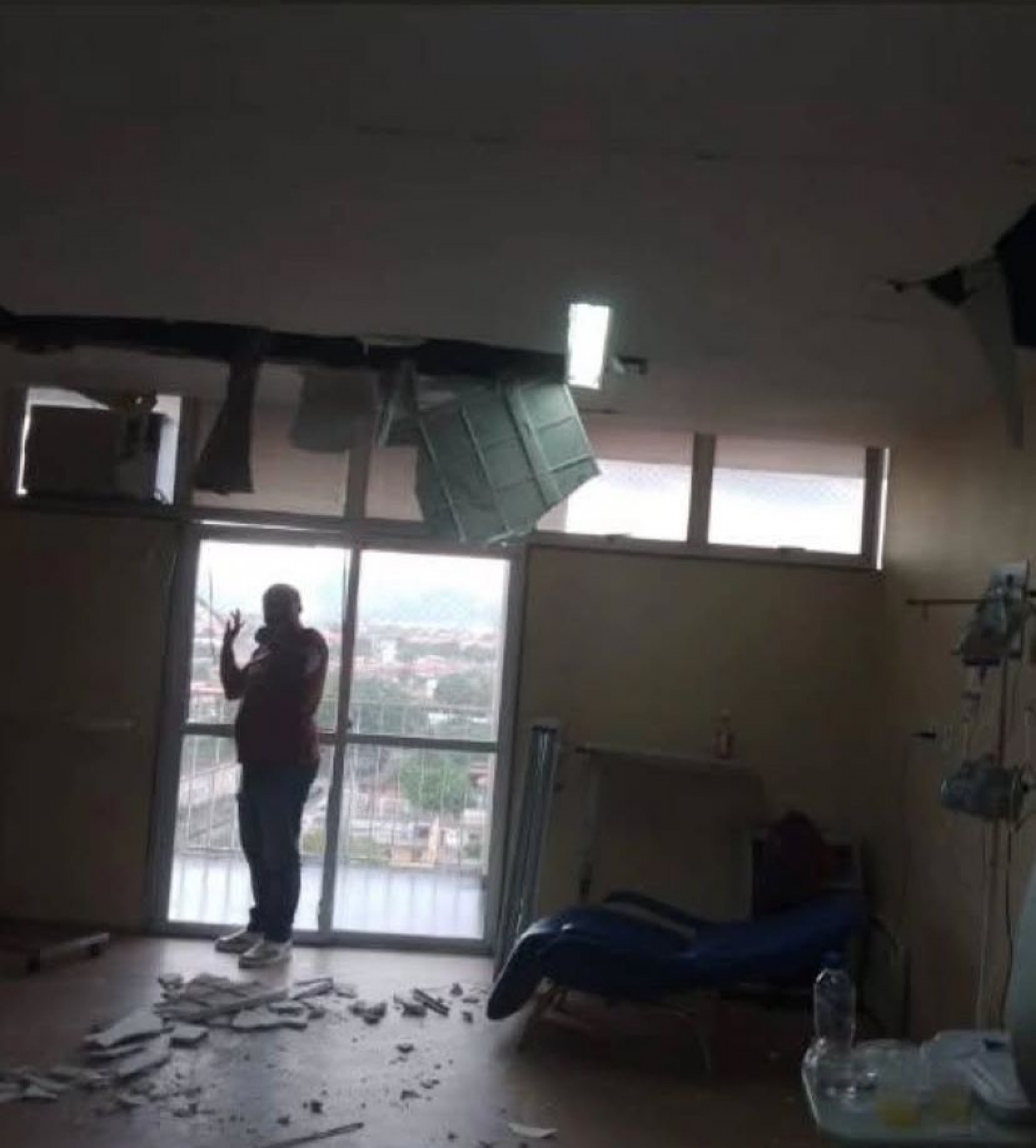 O incidente aconteceu no fim da tarde desta segunda-feira (16)