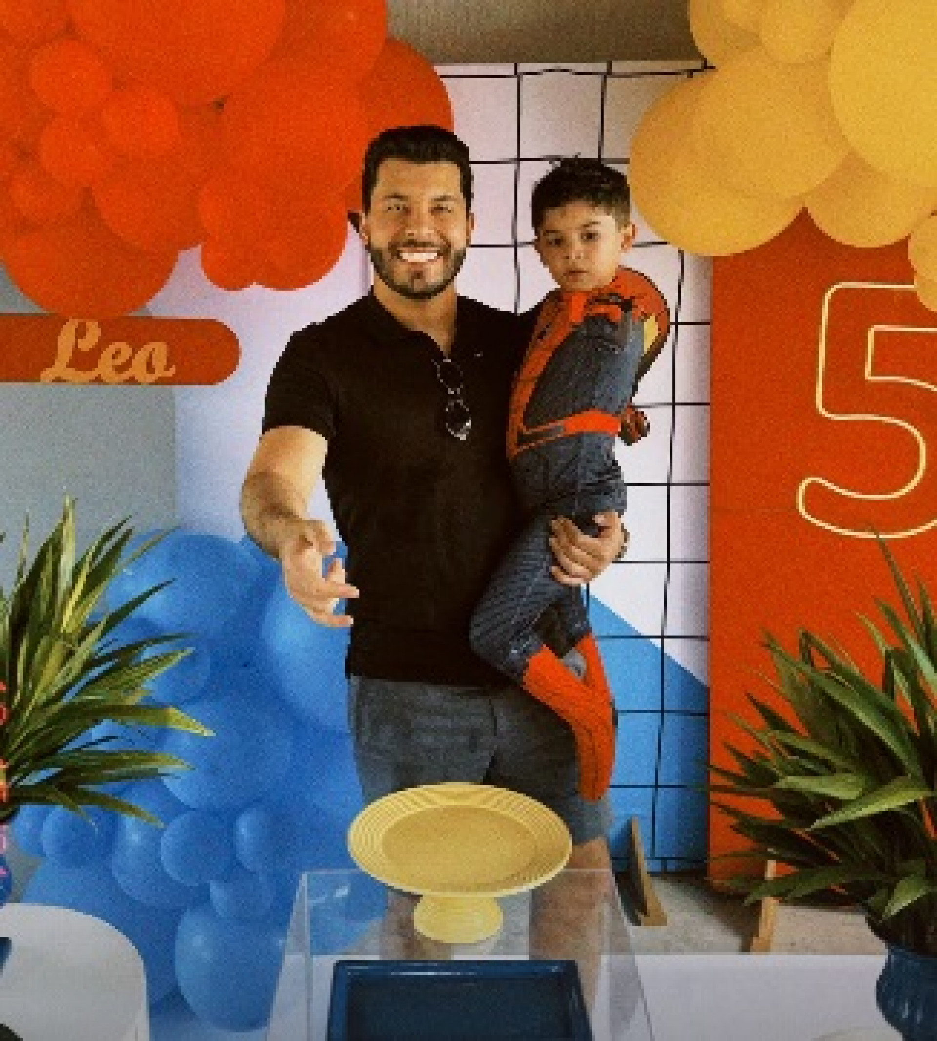 Murilo Huff com o filho Leo - Reprodução/Instagram 